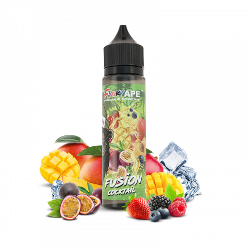 E liquide Fusion Cocktail 50 ml FUNKY APE Nicotine 0mg | Cigusto | Cigarette electronique, Eliquide