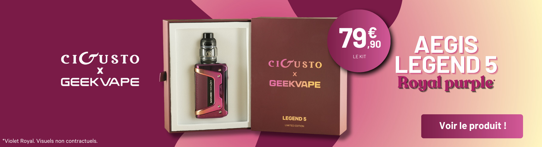 RELANCE - LEGEND 5 ROYAL PURPLE (NON-CONNECTÉ)