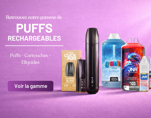 PUFFS RECHARGEABLES (NON-CONNECTÉ)