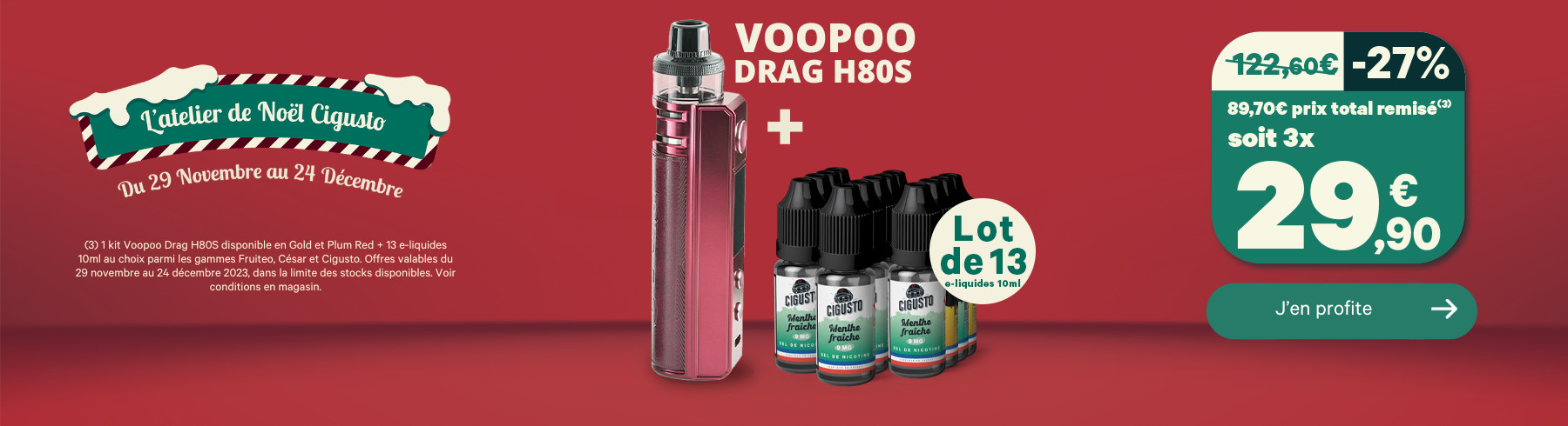 PACK DRAG H80S