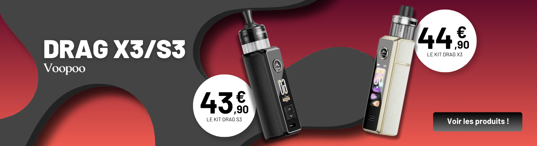 KIT DRAG X3/S3 (NON-CONNECTÉ)