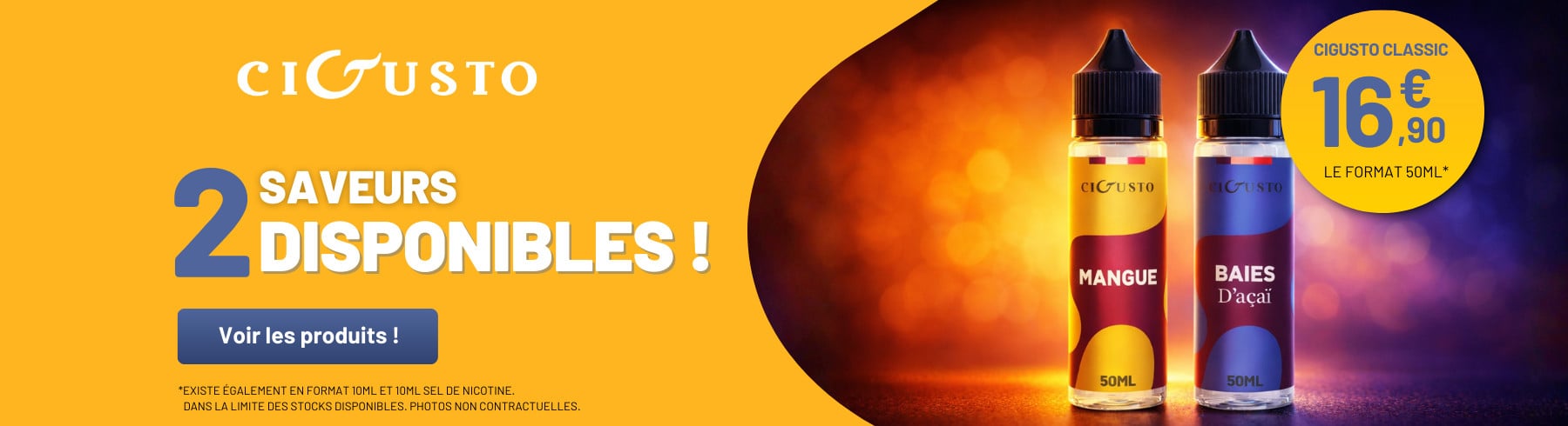 NOUVEAUTÉ CIGUSTO CLASSIC - MANGUE/ACAÏ (NON-CONNECTÉ)