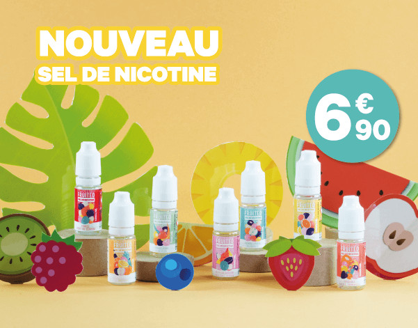 FRUITEO SEL DE NICOTINE