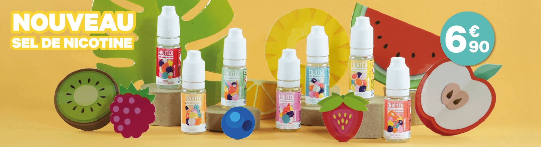 FRUITEO SEL DE NICOTINE